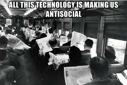 all this technology is making us antisocial